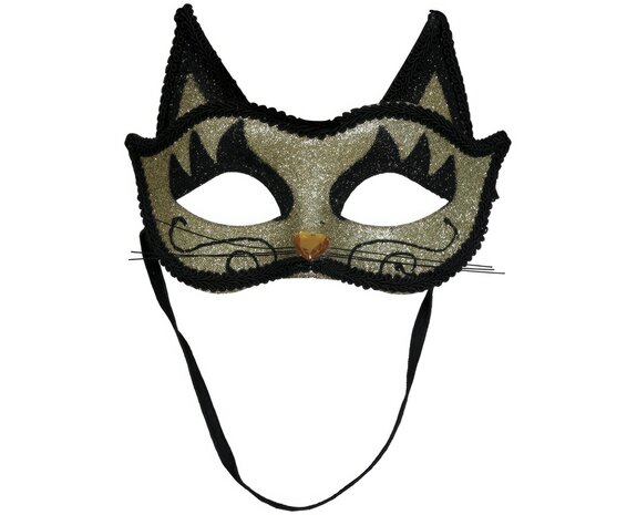 MASCHERA GATTO ORO - Festashop Very Important Party