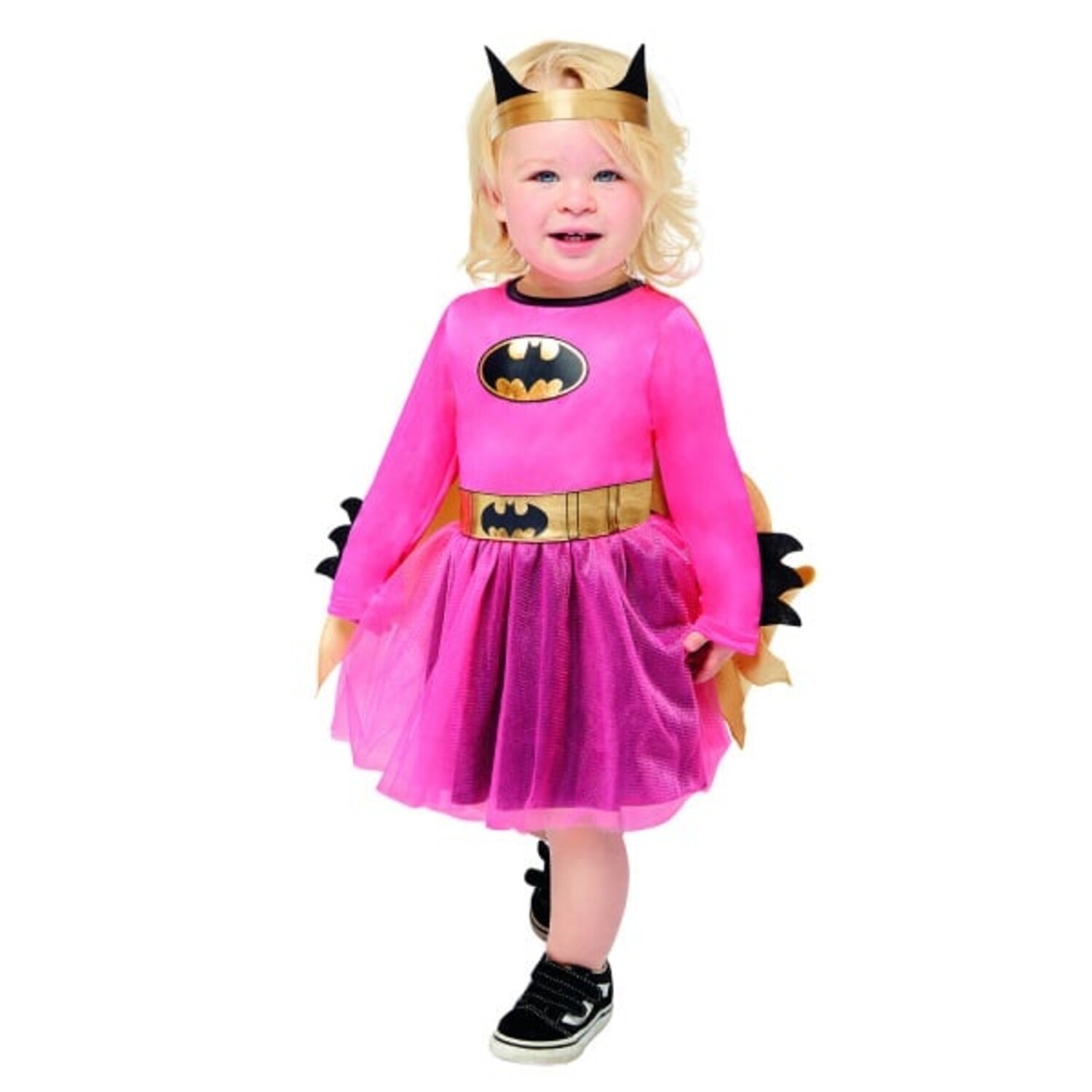 Costume da bambina Batgirl rosa - Partywinkel