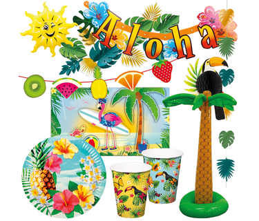 Hawaje i tropikalne dekoracje