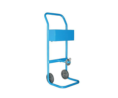 Haspel voor textielband 500x340x960mm (met wielen) - Geen coating - Blauw