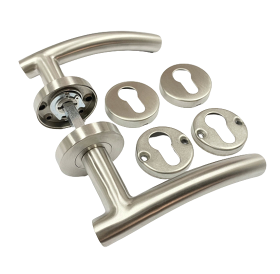 Deurkruk met rozetten