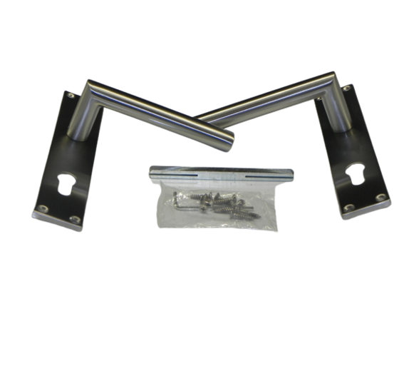 Deurschild en deurkruk