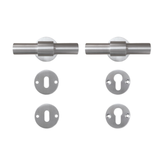 Deurkruk met rozetten
