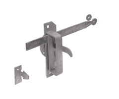 Wieringermeerklinkstel - met plaatneus - Vuurverzinkt