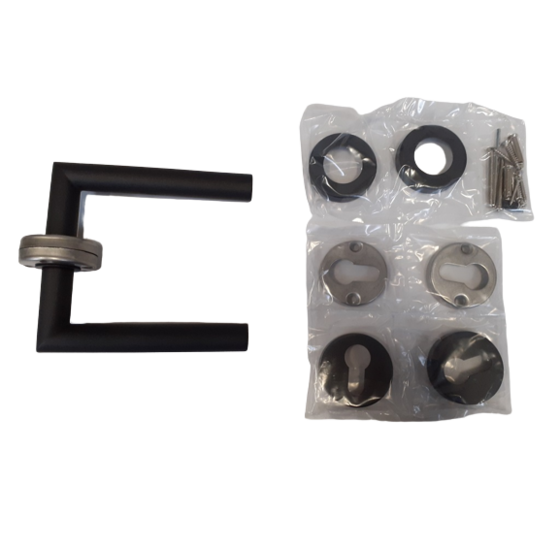 Deurkruk met rozetten