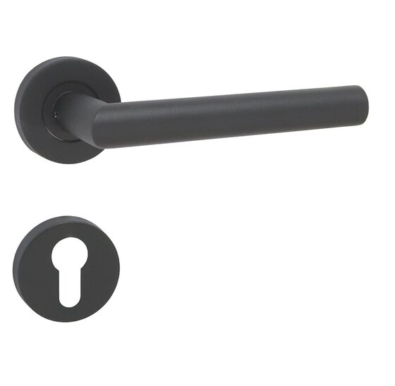 Deurkruk met rozetten