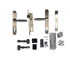 Deurbeslag Set - Poortslot 38x174mm - RVS