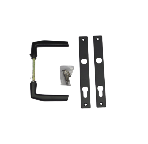 Deurschild en deurkruk