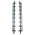 Flex Fence 96 cm Draaibare Lamellen Zwart