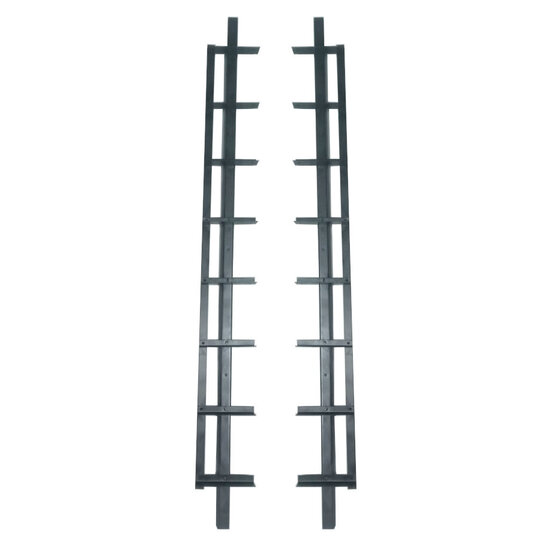 Flex Fence 96 cm Draaibare Lamellen Zwart