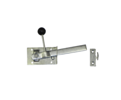 Tuinheksluiting met neus - verstelbaar - 100x60 mm [2 mm] - verzinkt