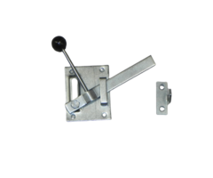 Tuinheksluiting met neus - 100x80mm [2mm] - Galvanisch verzinkt