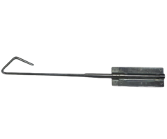 Staartgrendel - 600mm - Galvanisch verzinkt