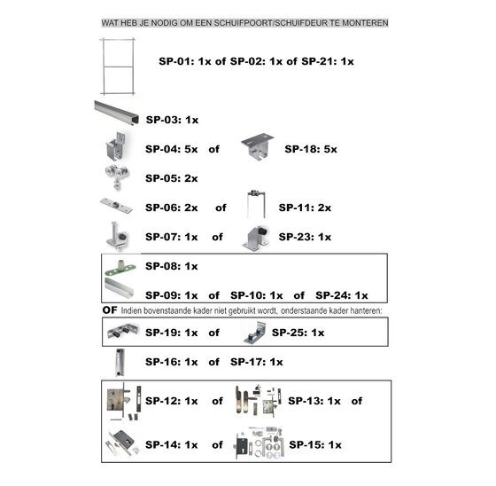 Aluminium U-profiel 30x16mm, lengte 1500mm, wanddikte 2mm