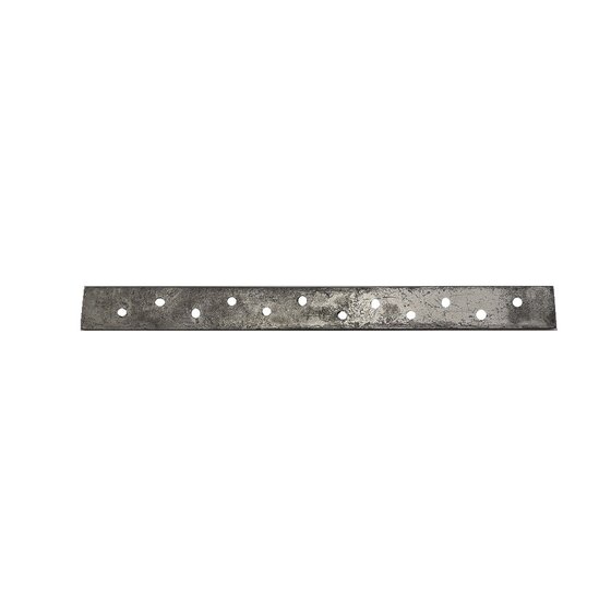 Koppelplaat schuifpoort 200x18x3mm vuurverzinkt met 12 gaten
