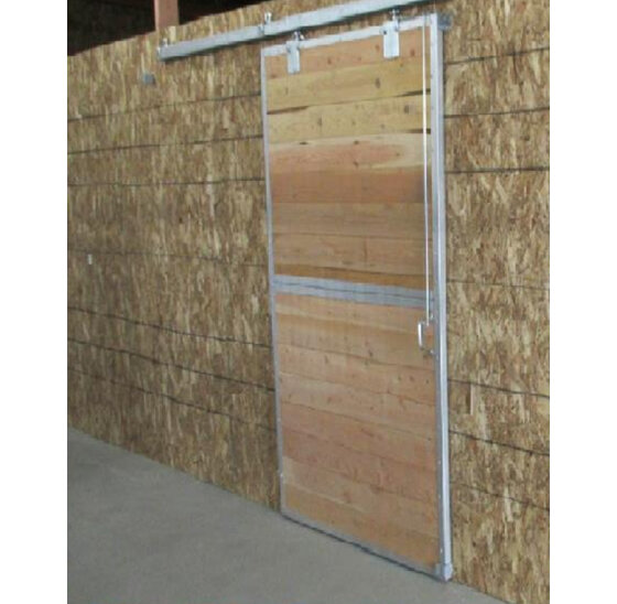 Schuifpoort frame 116,5x190 cm - vuurverzinkt staal 2mm - poortframe
