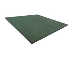 Rubberen Tegel Groen 1000x1000mm - 25mm Dik