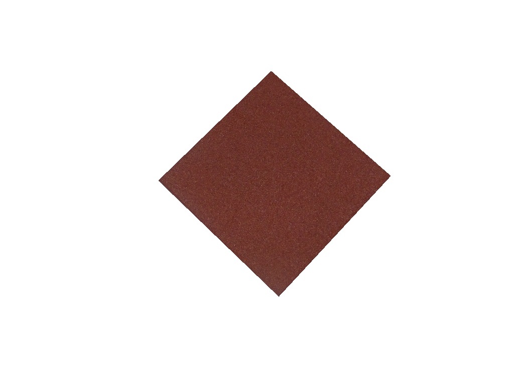 Rubberen tegel 500x500mm (45mm) - Rood