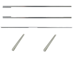 19mm Profielenset tbv poortframe voor blokhutprofielen - Galvanisch verzinkt