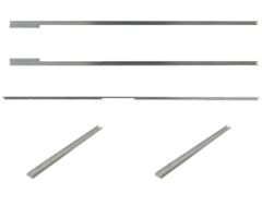 29mm Profielenset tbv poortframe voor blokhutprofielen - Galvanisch verzinkt