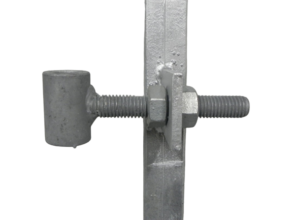 Verstelbare poortframe voor horizontale planken