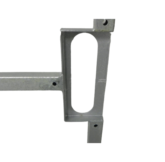 Poortframe verstelbaar met slotkast