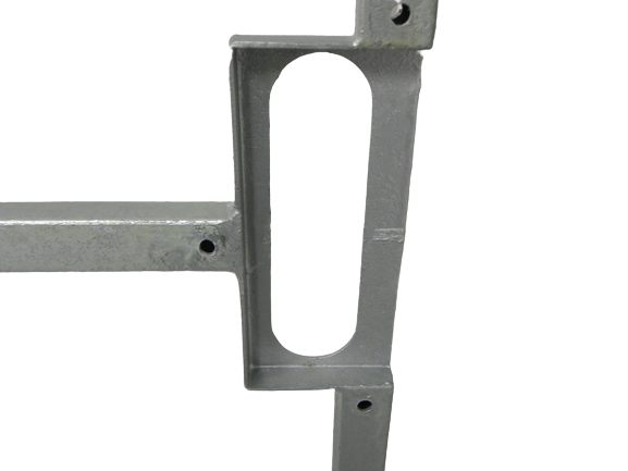 Poortframe verstelbaar met slotkast