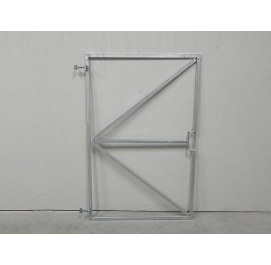 Poortframe verstelbaar met slotkast