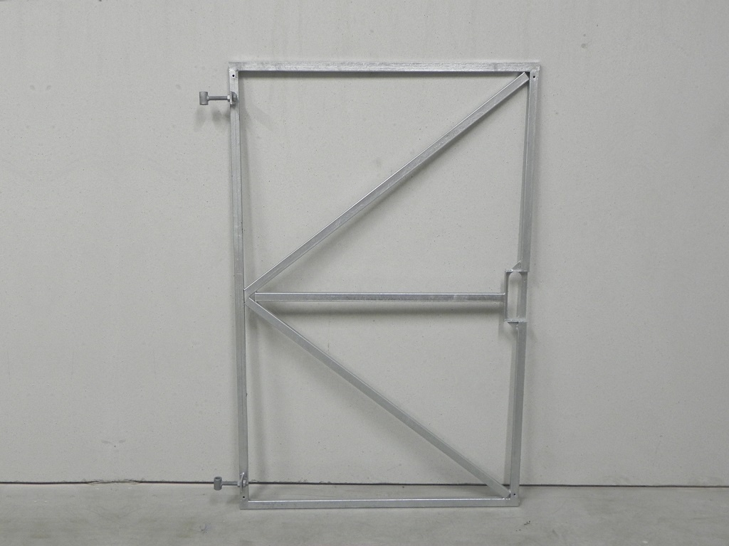 Poortframe verstelbaar met slotkast