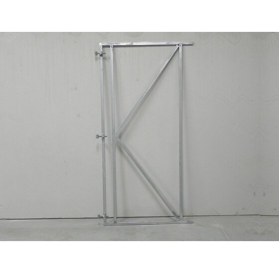 Verstelbaar poortframe 100x200 cm vuurverzinkt 2mm voor horizontale planken