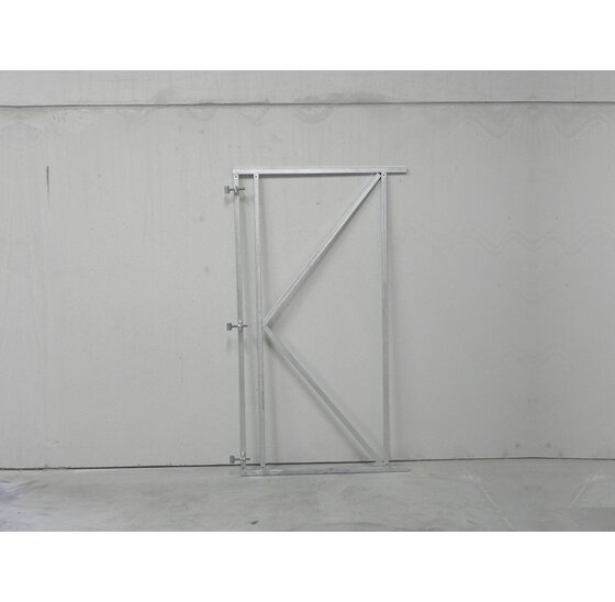 Verstelbare poortframe voor horizontale planken