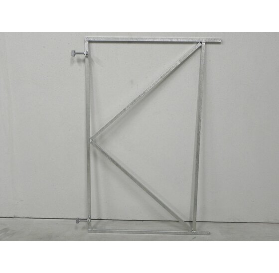 Verstelbaar poortframe 100x155 cm vuurverzinkt staal 1,3 mm