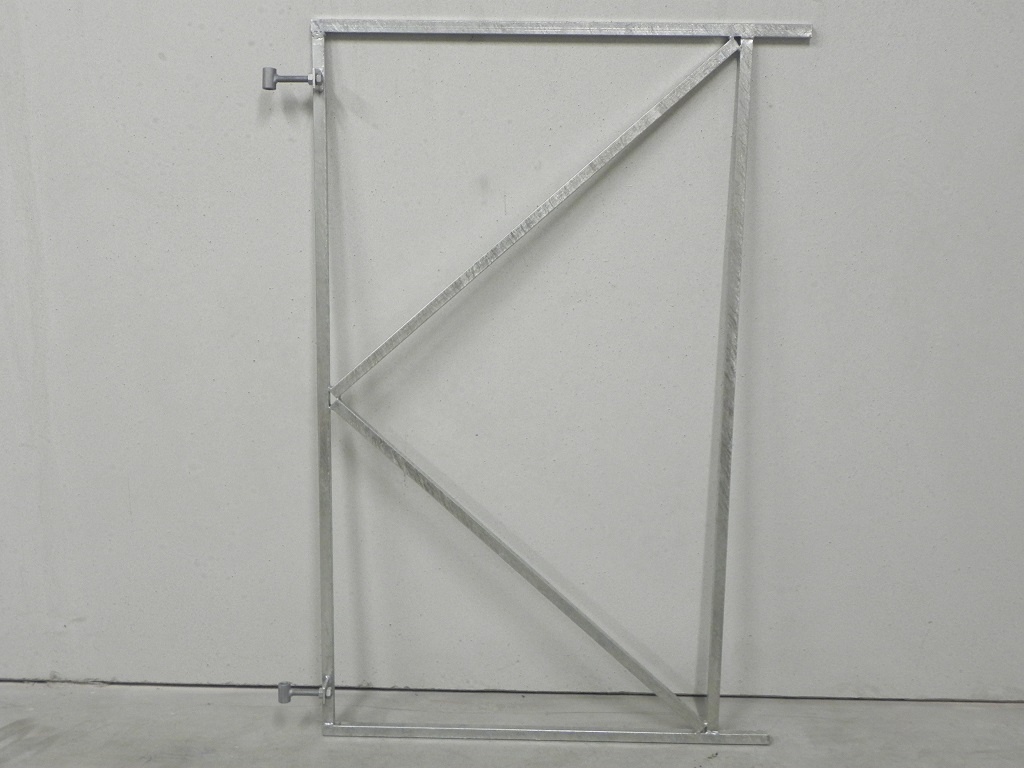 Verstelbaar poortframe 100x155 cm vuurverzinkt staal 1,3 mm