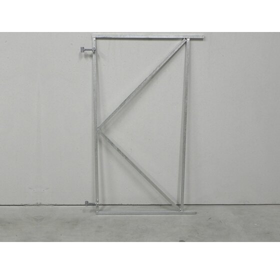 Poortframe 90x155cm verstelbaar vuurverzinkt met diagonale verstevigingen