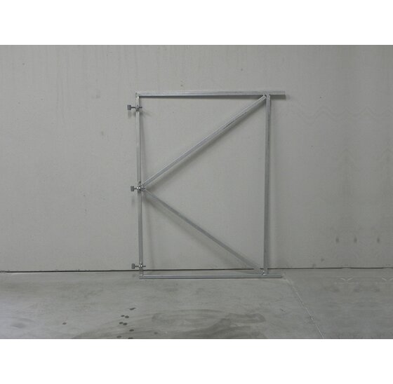 Verstelbaar poortframe 130x155 cm - vuurverzinkt staal 2 mm dik