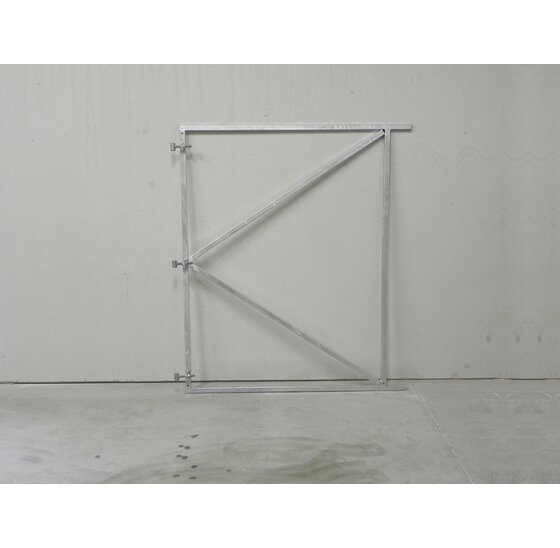 Poortframe 120x155cm verstelbaar met draadstangen - 2mm vuurverzinkt