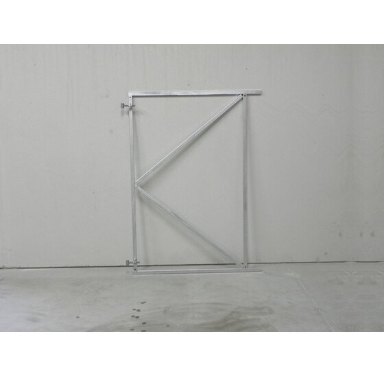 Verstelbaar poortframe 110x155cm vuurverzinkt met scharnieren