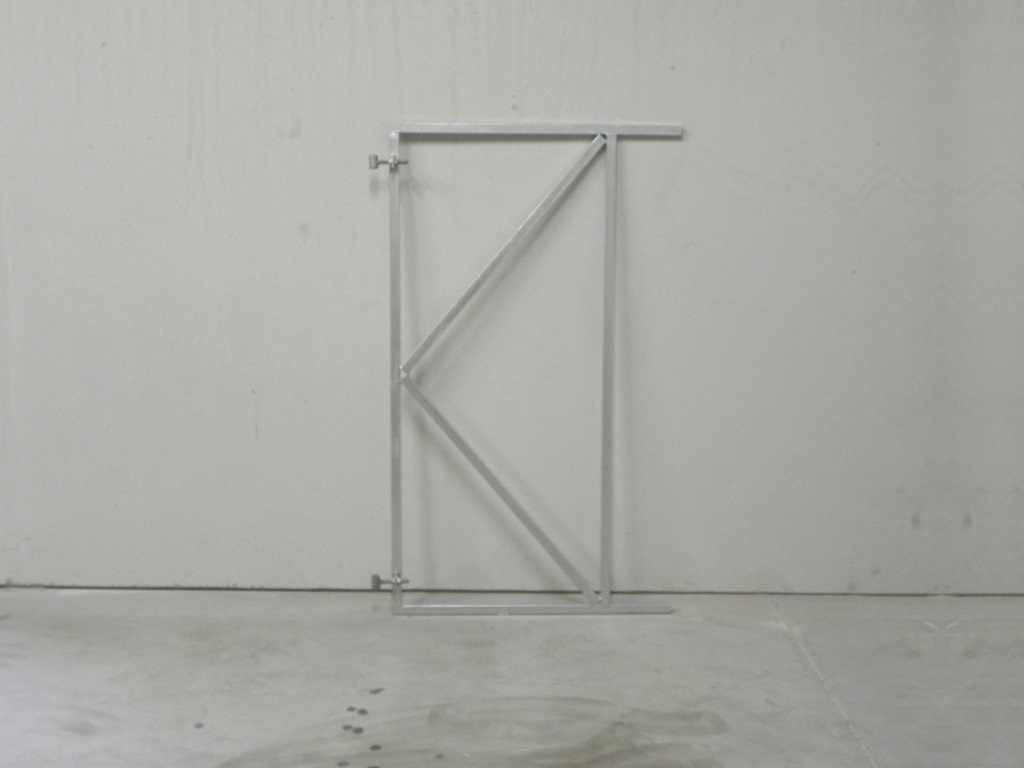 Poortframe 90x155cm verstelbaar met 20cm hoekuitsparing - 2mm vuurverzinkt