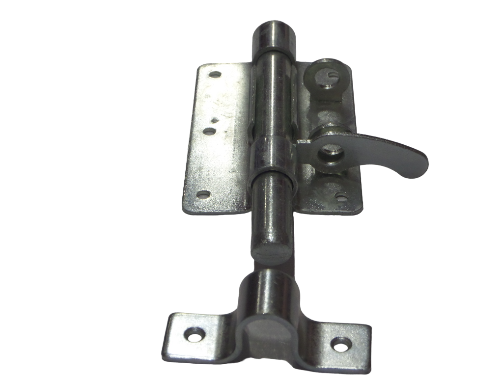 Hangslotgrendel 100x70mm Galvanisch Verzinkt op Kaart