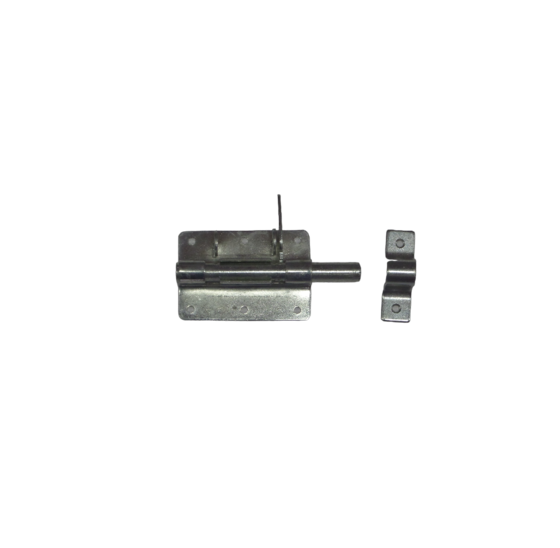 Hangslotgrendel 100x70mm Galvanisch Verzinkt op Kaart