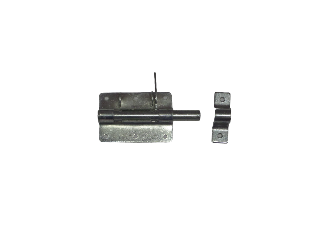 Hangslotgrendel 100x70mm Galvanisch Verzinkt op Kaart