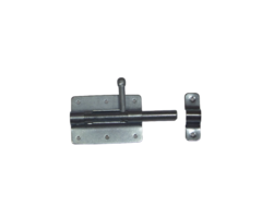 Plaatgrendel - 100x70mm [2mm] - Galvanisch verzinkt