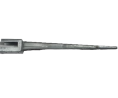 Paalhouder met pen en sleuf 91x91x900 mm vuurverzinkt