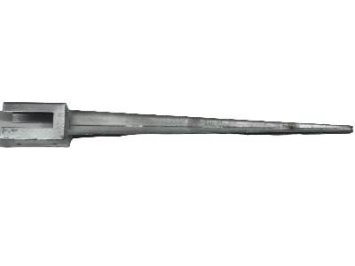 Paalhouder met pen en sleuf 91x91x900 mm vuurverzinkt – stevige houder voor houten palen