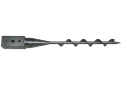 Paalhouder met pen en spiraal 71x71x795 mm vuurverzinkt