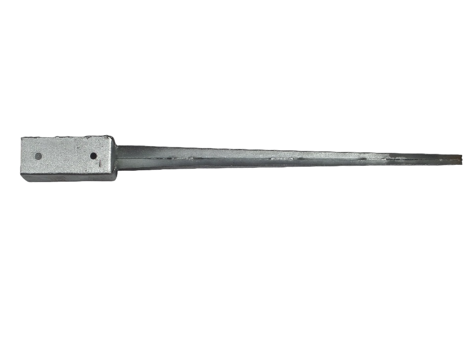 Paalhouder met pen 61x61x750 mm vuurverzinkt