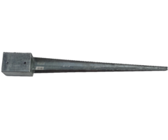 Paalhouder met pen 101x101x900mm Vuurverzinkt