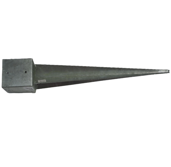 Paalhouder met pen 146x146x900 mm vuurverzinkt