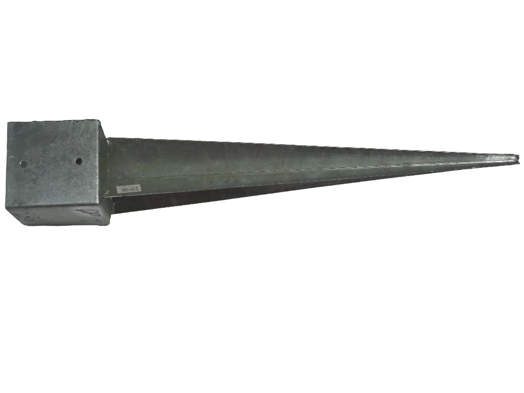 Paalhouder met pen 146x146x900 mm vuurverzinkt