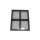 Openklapbaar stalen raam 500x600mm zwart dubbel glas 4-ruits